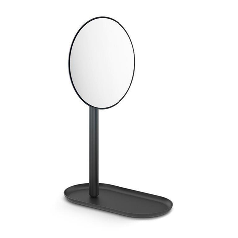 Zack Olomo make-upspiegel – rond – 10x30,2 cm – handmodel – Zwart SW728291
