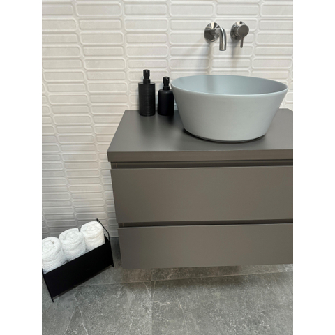 ÉCHANTILLON Terravito Evarno carreau mural - 30x75cm - rectifié - Pearl mat (gris) SW1130689