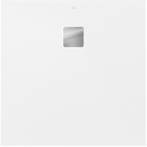 Villeroy & Boch Excello douchevloer ultracore - 100x100x4cm - antislip - White Alpine (glans wit) SW374676