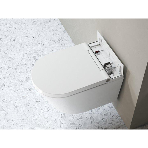QeramiQ Luma douche-wc – verwarmde zitting & föhn – glans wit SW1247816