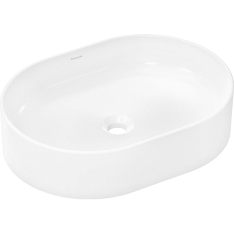 HansGrohe Xuniva U Lavabo 550/400 sans trou pour robinet et trop-plein, SmartClean SW995502