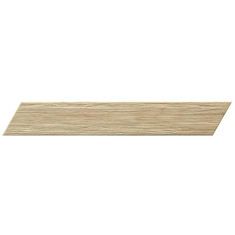 ÉCHANTILLON Terravito Elmare carreau mural et de sol - 7.5x45cm - 9mm - Rectangle - Imitation bois - Maple Chevron Mat SW735982