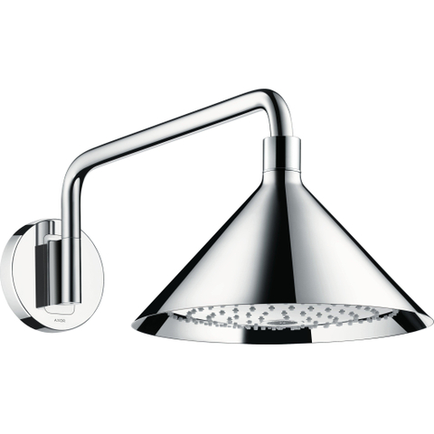 AXOR Front 240 douche de tête - 24cm - rond - avec bras mural 40cm - 1 jet - chromé 0605598