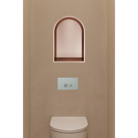 Hotbath &MORE Inbouwbox of inbouwnis Toogmodel - 30x45x10cm - PVD - geborsteld koper SW1246502