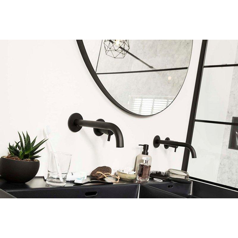 Plieger Nero Round miroir – rond Ø 80 cm – Noir SW225422
