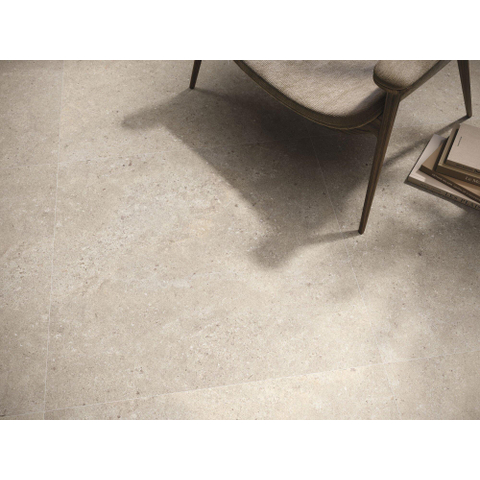 SAMPLE Terravito Larino wand- en vloertegel - 60x60cm - 9mm - gerectificeerd - Ivoor SW1221575