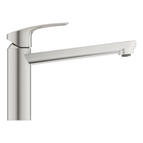 GROHE Eurosmart Mitigeur de cuisine - bec orientable - aspect inox SW536425