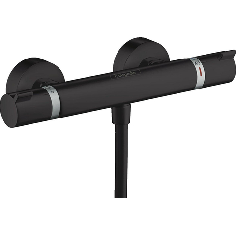 Hansgrohe Ecostat Comfort Douchekraan - thermostatisch - met koppelingen - thermostaat - mat zwart SW297289