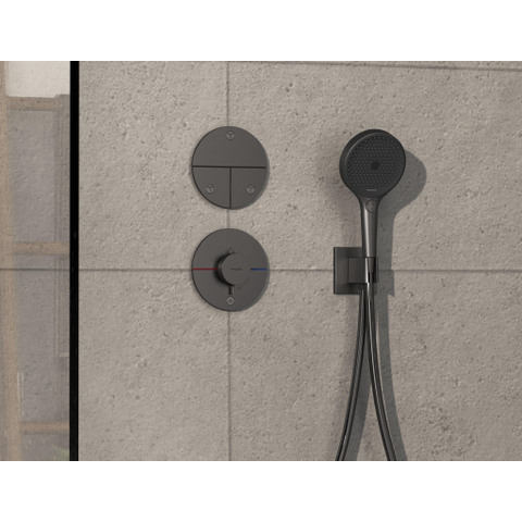Hansgrohe Showerselect Thermostat encastré 1 fonction highflow black chrome SW917870