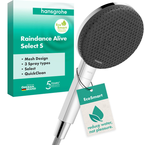 Hansgrohe Raindance alive douchette à main125 3 jets EcoSmart chrome SW1388376