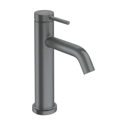 Hansgrohe Tecturis S wastafelkraan - model 110 - zonder waste - brushed black chrome (zwart) SW1566454