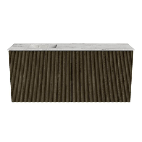 Mondiaz JOYA-DLUX 90cm toiletmeubel - kleur Shadow - Wastafel FAYE positie Links 1 kraangat kleur Glace. SW1422756