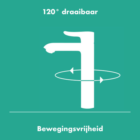 Hansgrohe Vernis Shape 1 greeps wastafelkraan - 210 met draaibare uitloop - met trekwaste - hoogglans chroom SW651435