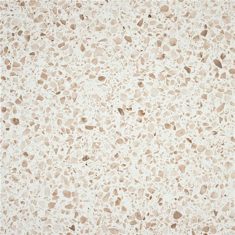 Terravito Belmiro wand- en vloertegel - 59.5x59.5cm - 9.5mm - Vierkant - gerectificeerd - Terrazzo - mat beige - Confetti warm SW1595595