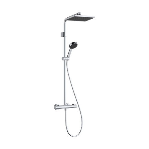 Hansgrohe Activera Q doucheset - 29x18cm - thermostatisch - ecosmart+ - chroom SW1566676