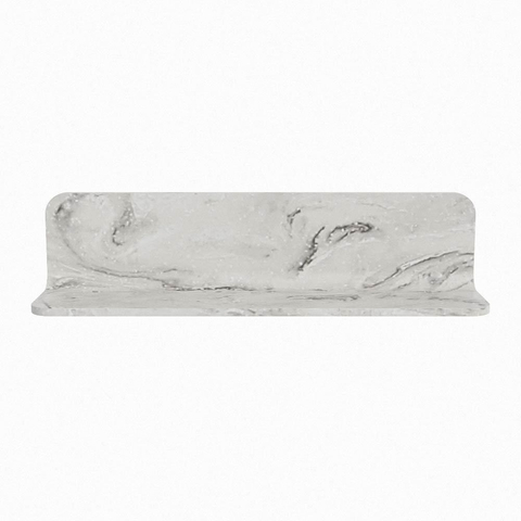 Mondiaz SPOT miroir – Ø 50 cm – avec tablette – Glace (marbre gris) SW1235634