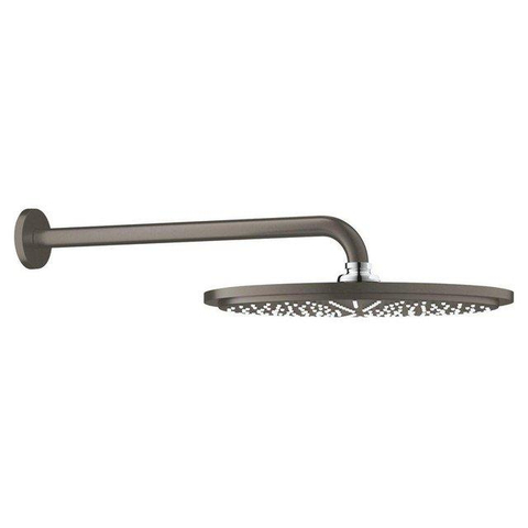 Grohe Grohtherm SmartControl Regendoucheset inbouw - hoofddouche 31cm - handdouche rond - wandarm - doucheslang 175cm - brushed hard graphite (antraciet) SW542798