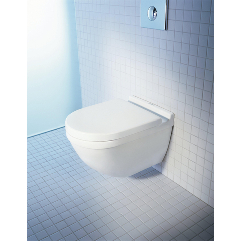 Duravit Starck 3 WC suspendu 54cm avec rebord de rinçage cuvette profonde blanc GA69956