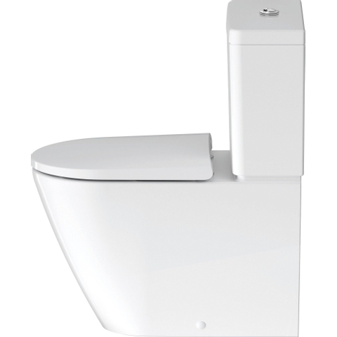 Duravit D-Neo staand toilet 37x65x40cm Wit Hoogglans SW640425