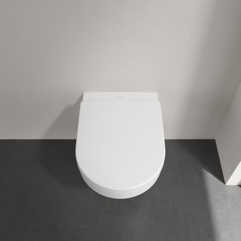 Villeroy & Boch Architectura pack combiné à fond creux directflush avec abattant softclose et quick release ceramic+ blanc SW448414