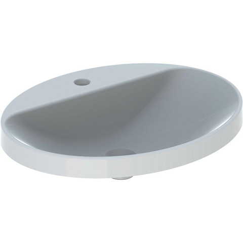 Geberit VARIFORM opbouwwastafel - 60x48cm - met 1 kraangat - zonder overloop - wit SW421965