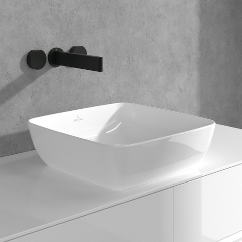 Villeroy & Boch Dawn Mitigeur de lavabo à trois trous - noir mat SW974328