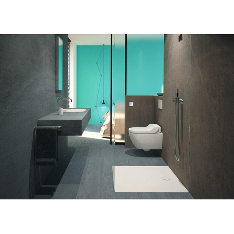 Geberit AquaClean Tuma Comfort Douchewc - spoelrandloos- wand - rimfree - glans wit SW87551