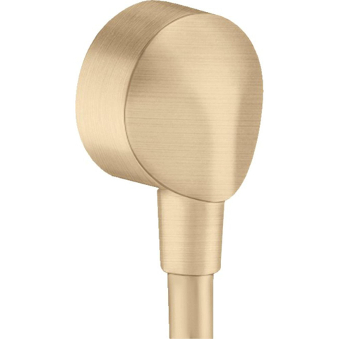 Hansgrohe Fixfit Muuraansluitbocht - zonder terugslagklep - geborsteld brons SW486454