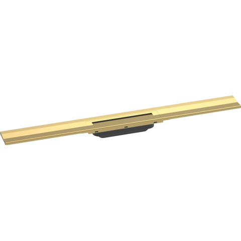 Hansgrohe RainDrain Flex Caniveau de douche - 80cm - raccourcissable - montage mural - polished gold optic SW1590425