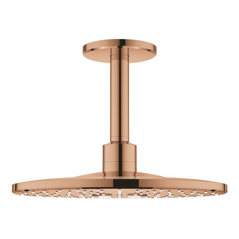 Grohe Rainshower SmartActive 310 Hoofddouche - 31cm - 2 straalsoorten - plafondarm 14.2cm - warm sunset (koper) SW448249