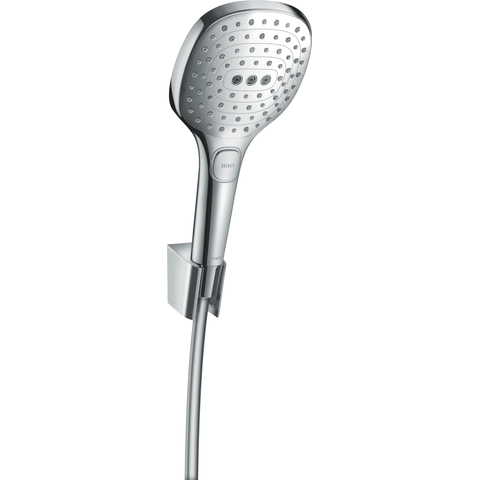 Hansgrohe Raindance Select E Badset - 120 - 3jet - met doucheslang - 160 cm - hoogglans chroom 0605446