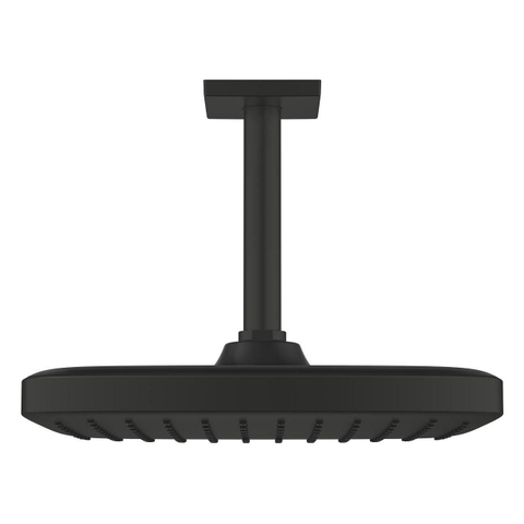 Grohe Tempesta 250 Cube Hoofddouche - 25cm - 1 straalsoort - plafondarm 14.2cm - matte black (mat zwart) SW1077261