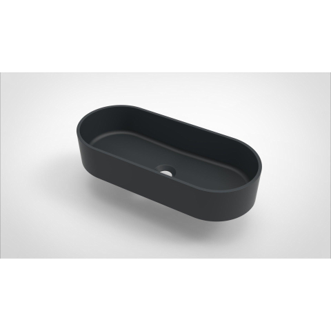 Arcqua Case waskom ovaal 60x26cm mat antraciet SW767309
