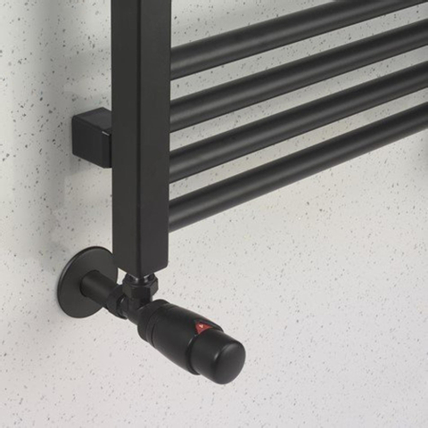 Radiateur à serviettes Crosswater MPRO - 138x48cm - 568 watt - noir mat SW487356
