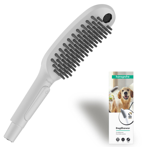 Hansgrohe Dogshower Handdouche - voor de hond - 150 - 3jet - met massagenoppen - mat wit SW651075
