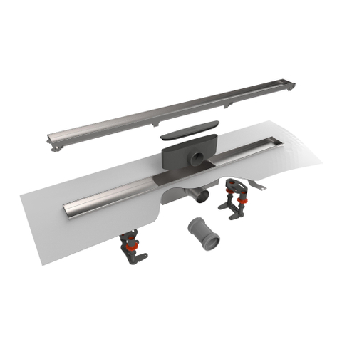 Easy Drain Compact caniveau de douche carrelable FF ws 50mm 90cm simple 2301928