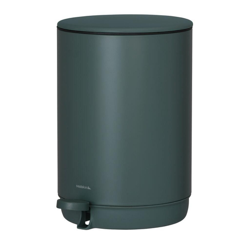 Sealskin Mind Poubelle à pédale 5 litres autoportante Vert foncé SW699565