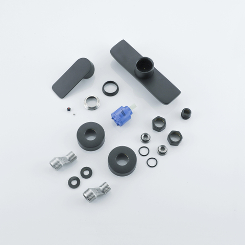 Robinet de douche Adema Sparkle 2.0 à poser noir SW696245