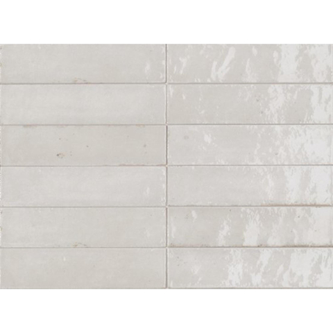 SAMPLE Ceralto Pavero Urban Wandtegel 6x24cm 10mm porcellanato Bianco SW914200