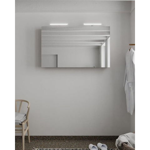 Mondiaz CUBB spiegelkast – 120x70x18 cm – 2 deuren – Smoke SW411296