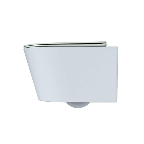Mondiaz LAVIE hangtoilet – spoelrandloos – 36 x 53 cm – met softclose zitting – Clay (lichtblauw/grijs), zitting Greey (lichtgroen/grijs) SW1208671