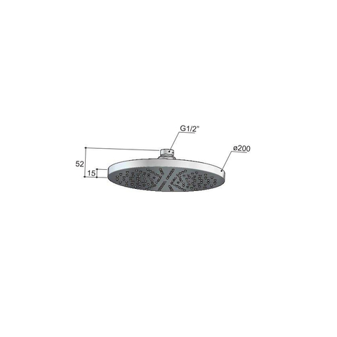 Hotbath Cobber Regendoucheset - inbouwkraan - thermostatisch - 20cm hoofddouche - handdouche - PVD - geborsteld koper SW1437748