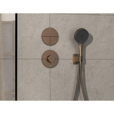 Hansgrohe Showerselect Comfort S thermostatique encastrable pour 1 fonction brushed bronze SW918069