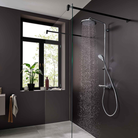 Hansgrohe Croma select s Showerpipe - 280 - 1jet - met thermostaat - hoogglans chroom SW73192