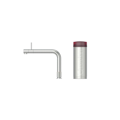 Quooker BE Front kokendwaterkraan - draaibare uitloop - PRO3 reservoir - Warm / kokend water - RVS SW795619