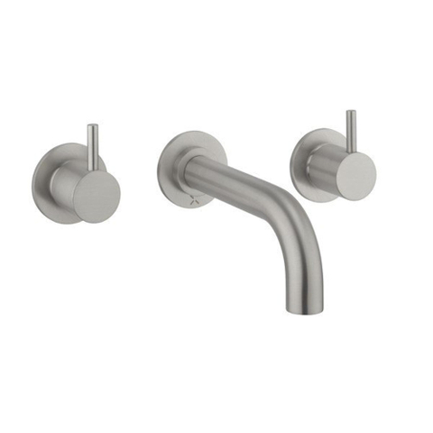 Crosswater MPRO Badkraan - met inbouwdeel - geborsteld RVS SW809576