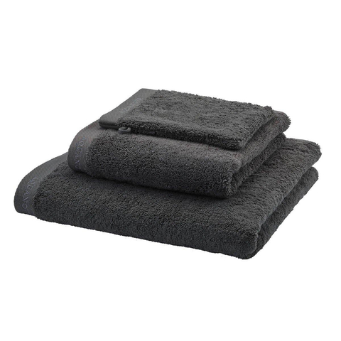Aquanova Sava - Badlaken - GOTS KATOEN - 70x140 cm - Dark Grey (donker grijs) SW1108634
