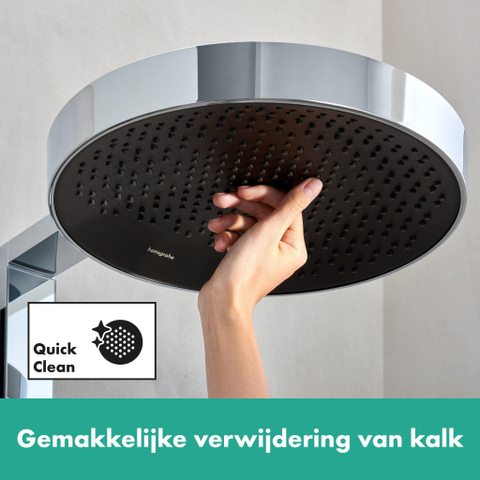 Hansgrohe RainFinity Showerpipe - 360 - 1jet - met showertablet - 350 - hoogglans chroom SW918118