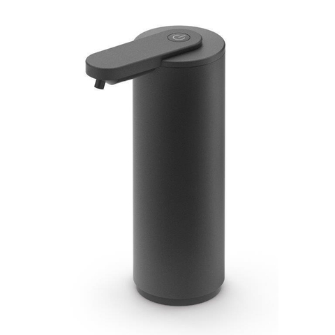 Zack Tervo lotiondispenser met sensor 6.3x18.8cm RVS zwart SW728295
