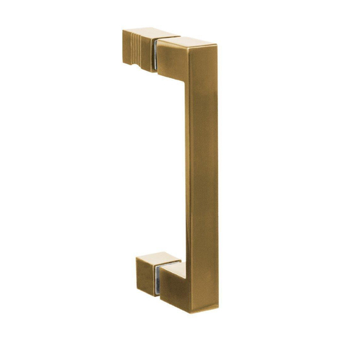 BRAUER Créer Porte de niche - 90x200cm - 2 pièces - sans profil - anti-calcaire - verre de sécurité 8mm - Or brossé SW638637